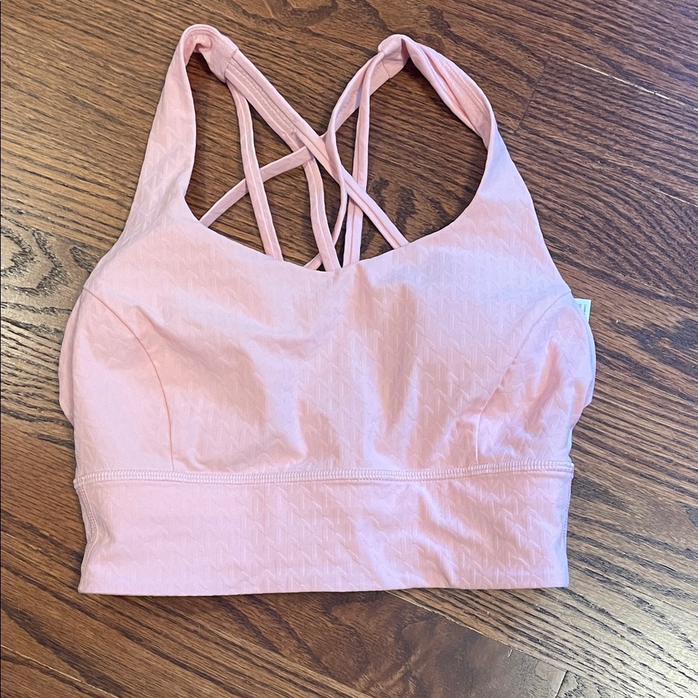 Lululemon Athletica Light Pink Crossback Sports Bra